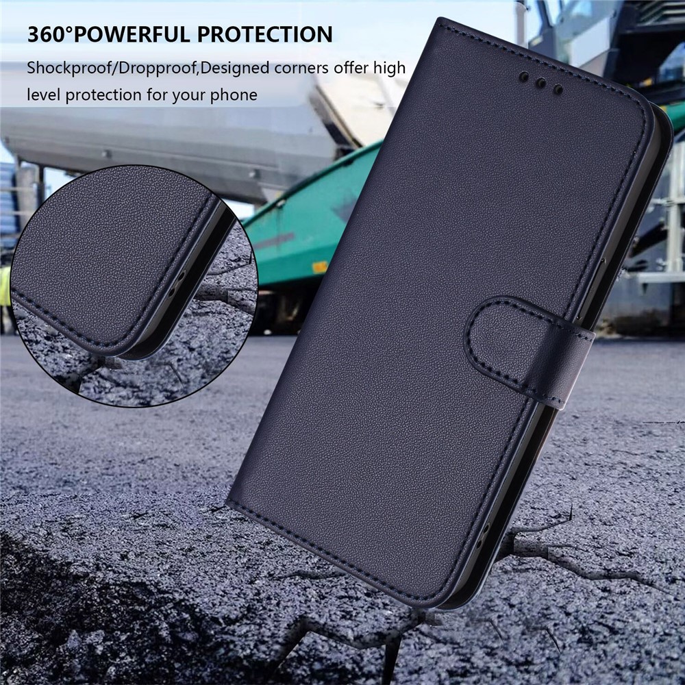  Motorola Moto G15 / G15 Power Fodral Läder Blå