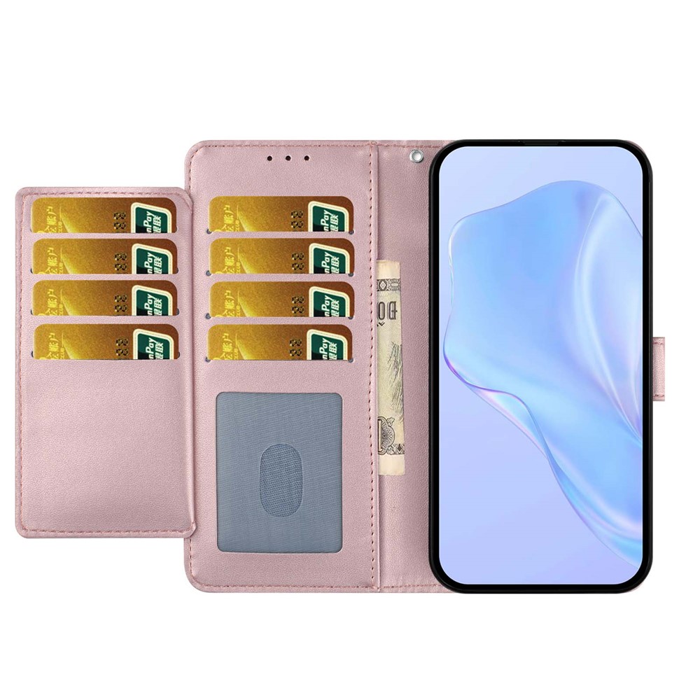 Motorola Moto G15 / G15 Power Fodral Läder Roséguld