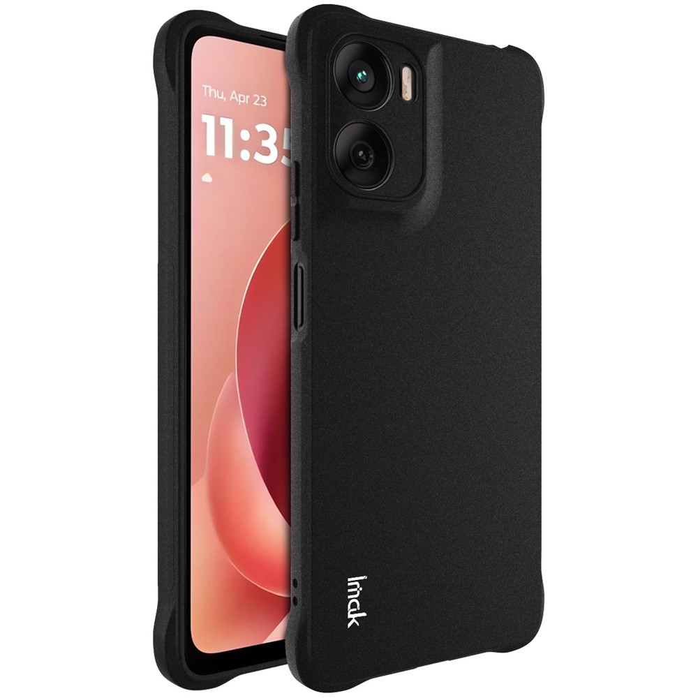 IMAK IMAK Moto G06/G06 Power Skal TPU AirBag Shockproof Svart
