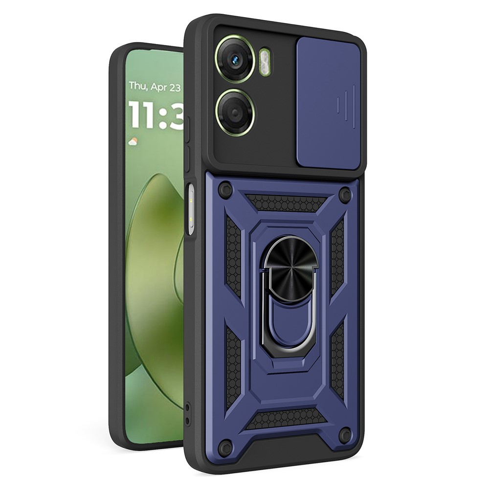  Motorola Moto G06/G06 Power Skal CamShield Ring Hybrid Blå