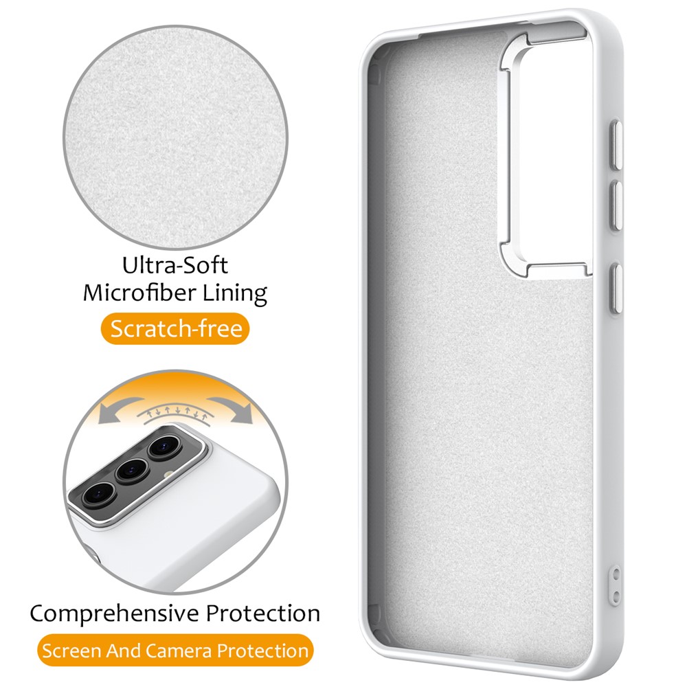  Samsung Galaxy S25 / S24 Skal MagSafe Kickstand Hybrid Vit