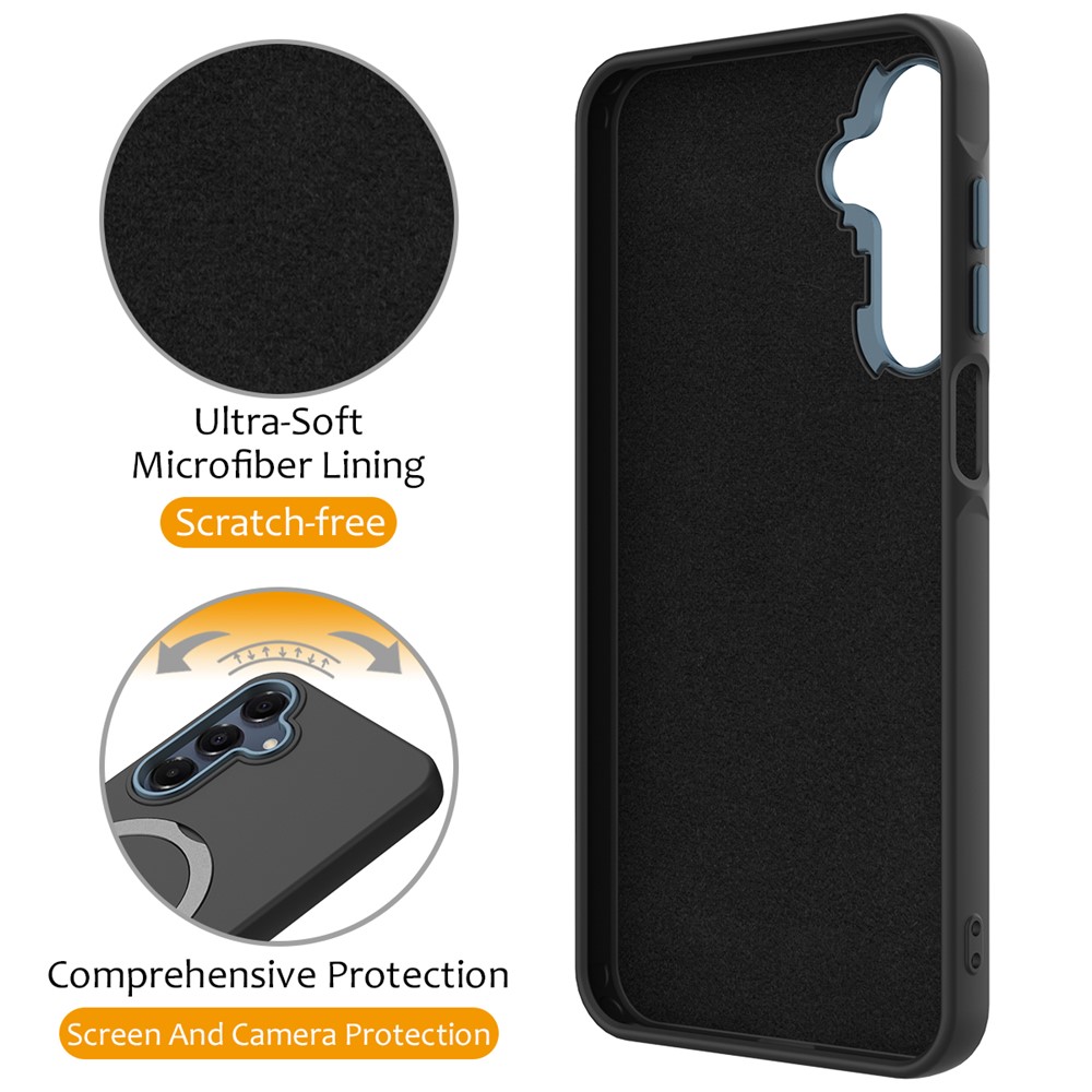  Samsung Galaxy A16 Skal MagSafe Kickstand Hybrid Svart