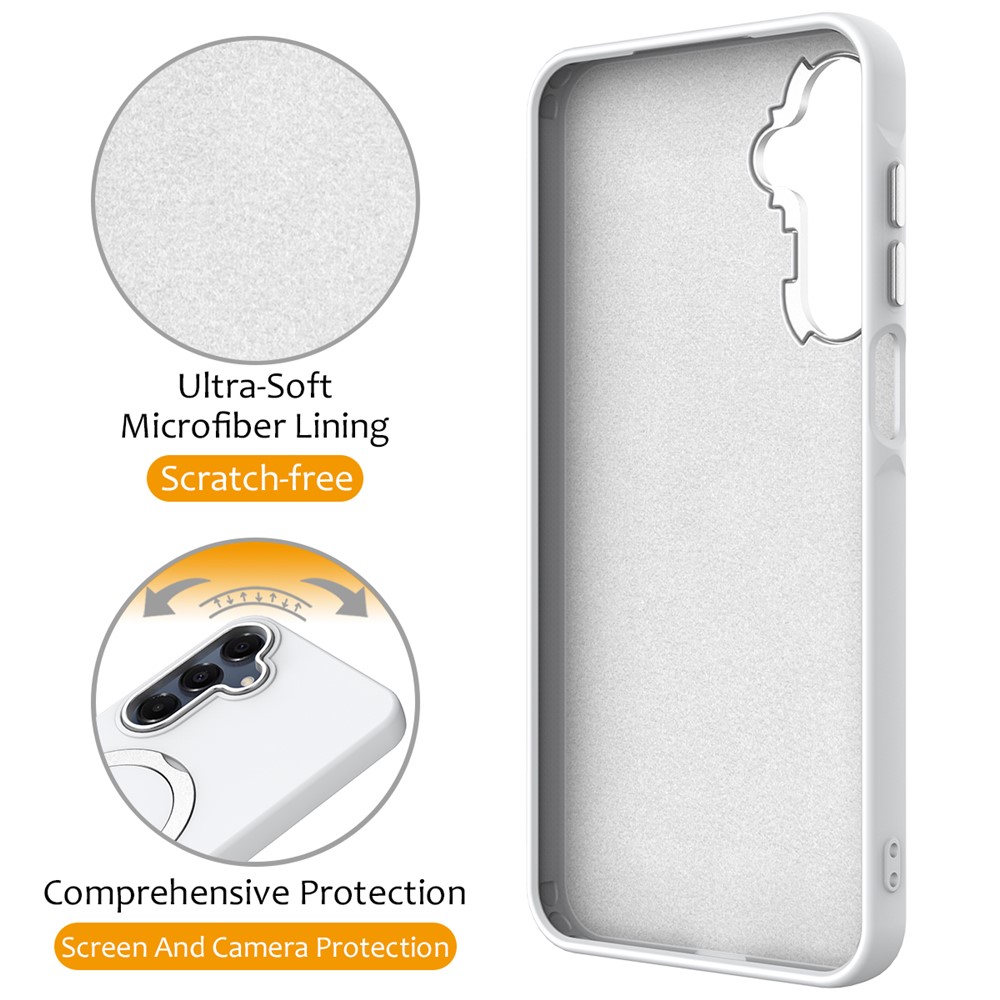  Samsung Galaxy A16 Skal MagSafe Kickstand Hybrid Vit