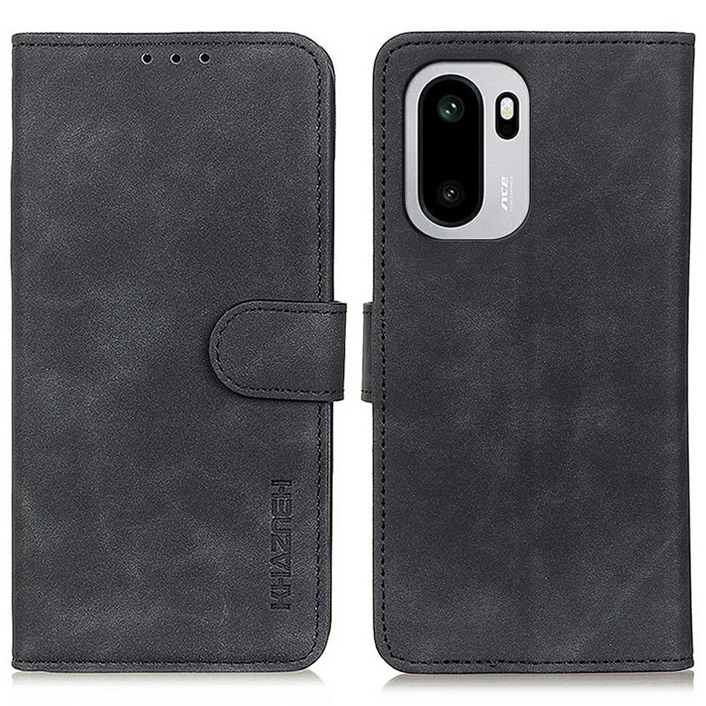 KHAZNEH KHAZNEH OnePlus 15R Fodral Retro Läder Svart