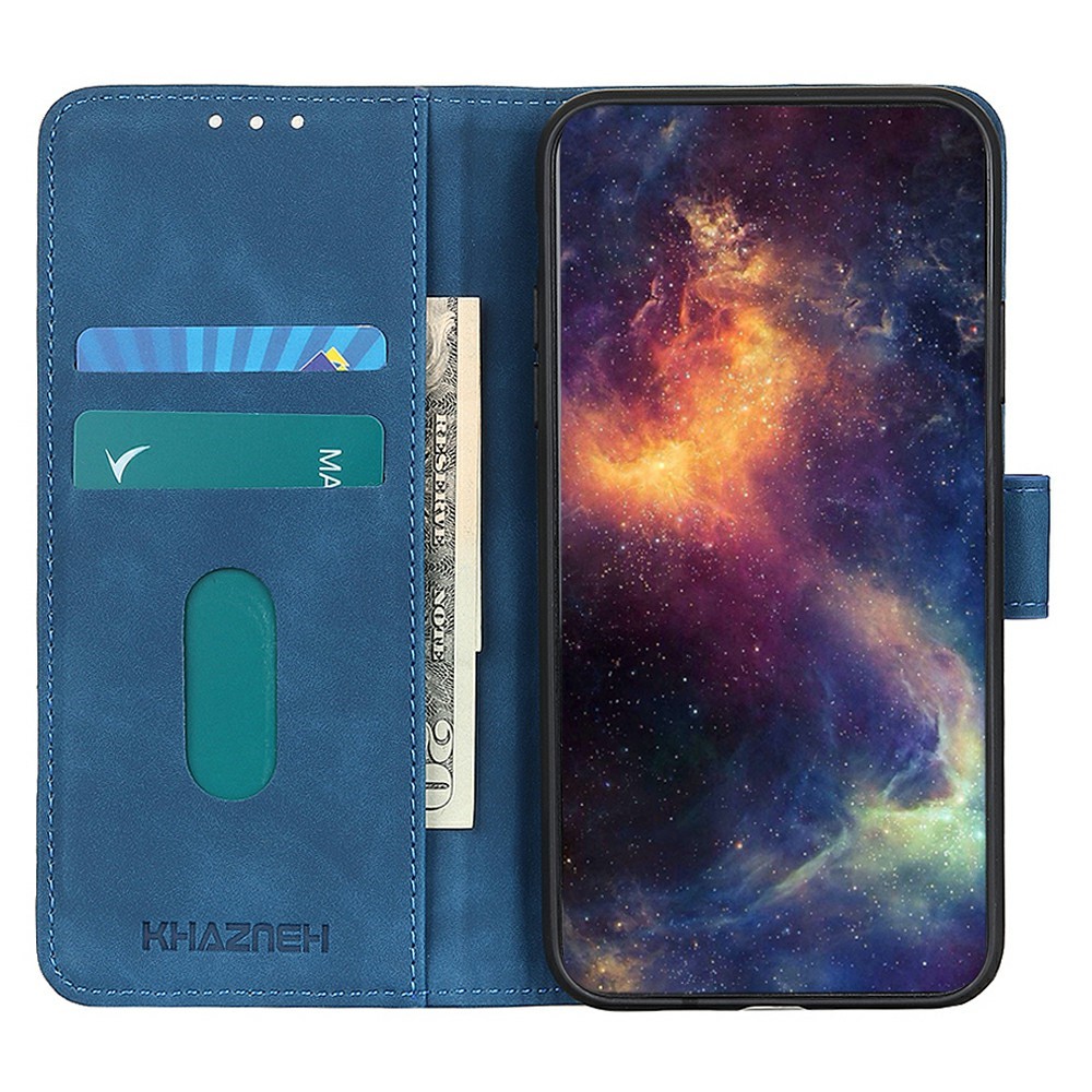 KHAZNEH KHAZNEH OnePlus 15R Fodral Retro Läder Blå