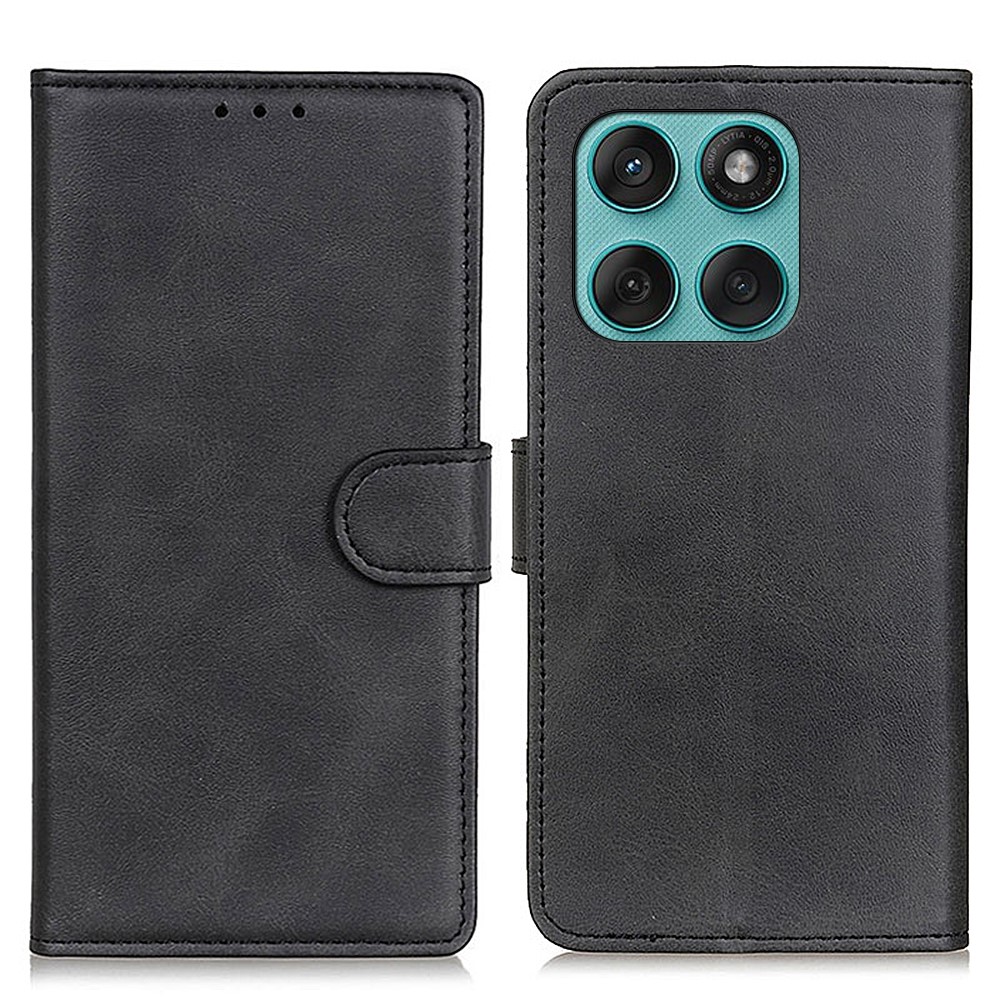  Motorola Edge 60 / 60 Fusion Fodral Läder Svart