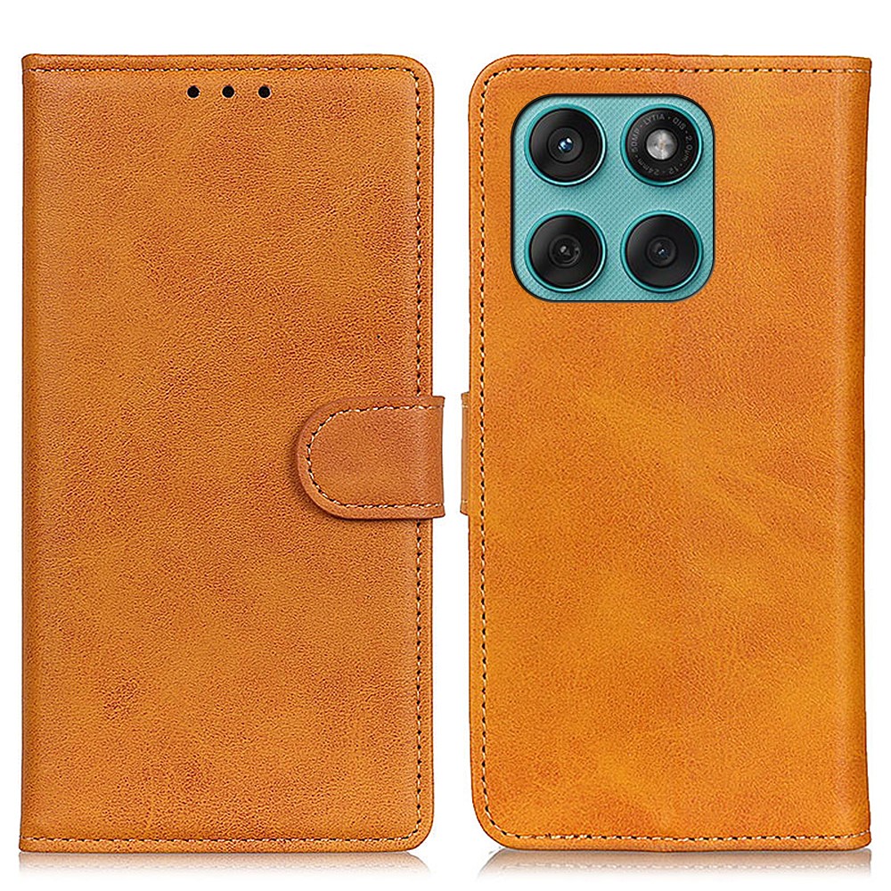  Motorola Edge 60 / 60 Fusion Fodral Läder Brun