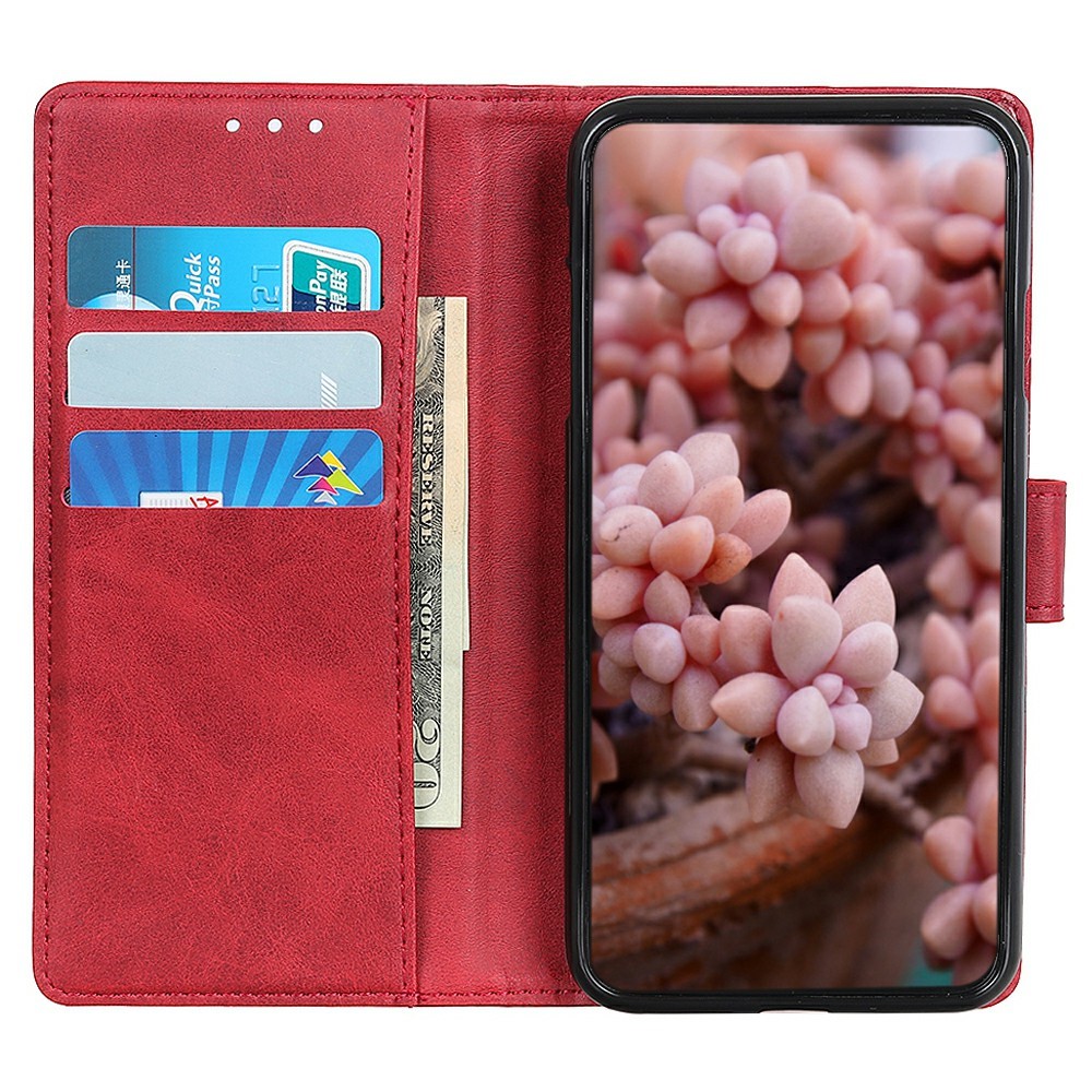  Sony Xperia 1 VII Fodral Läder Röd