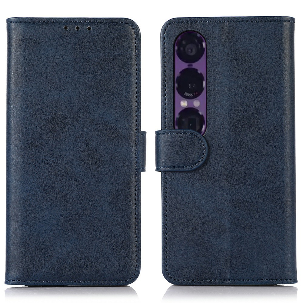  Sony Xperia 1 VII Plånboksfodral Läder Blå