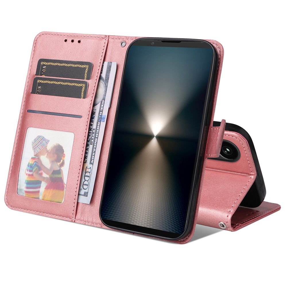  Sony Xperia 1 VII Fodral Läder Roséguld