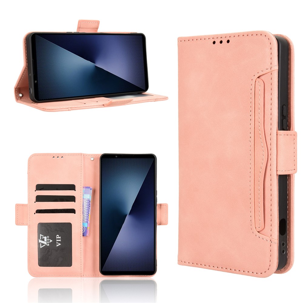  Sony Xperia 1 VII Fodral Med Avtagbart Kortfodral Rosa