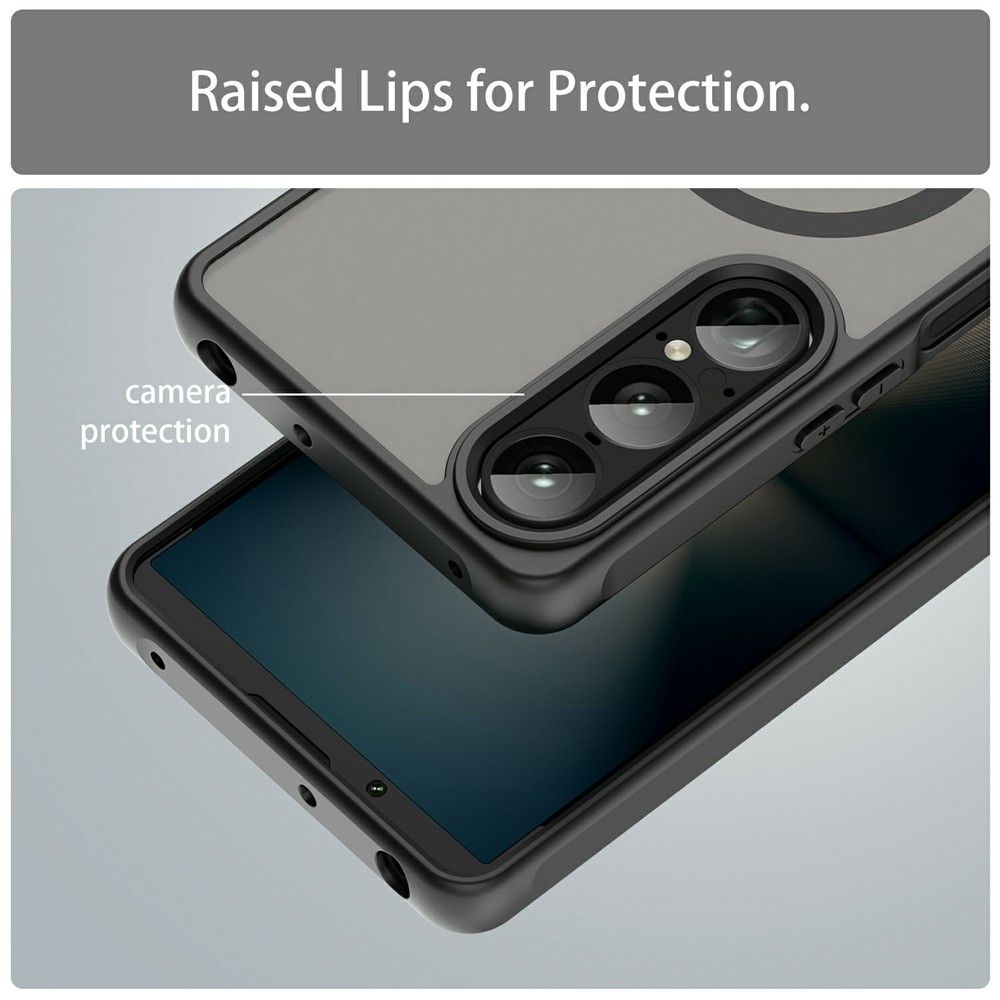  Sony Xperia 1 VII Skal MagSafe Hybrid Svart