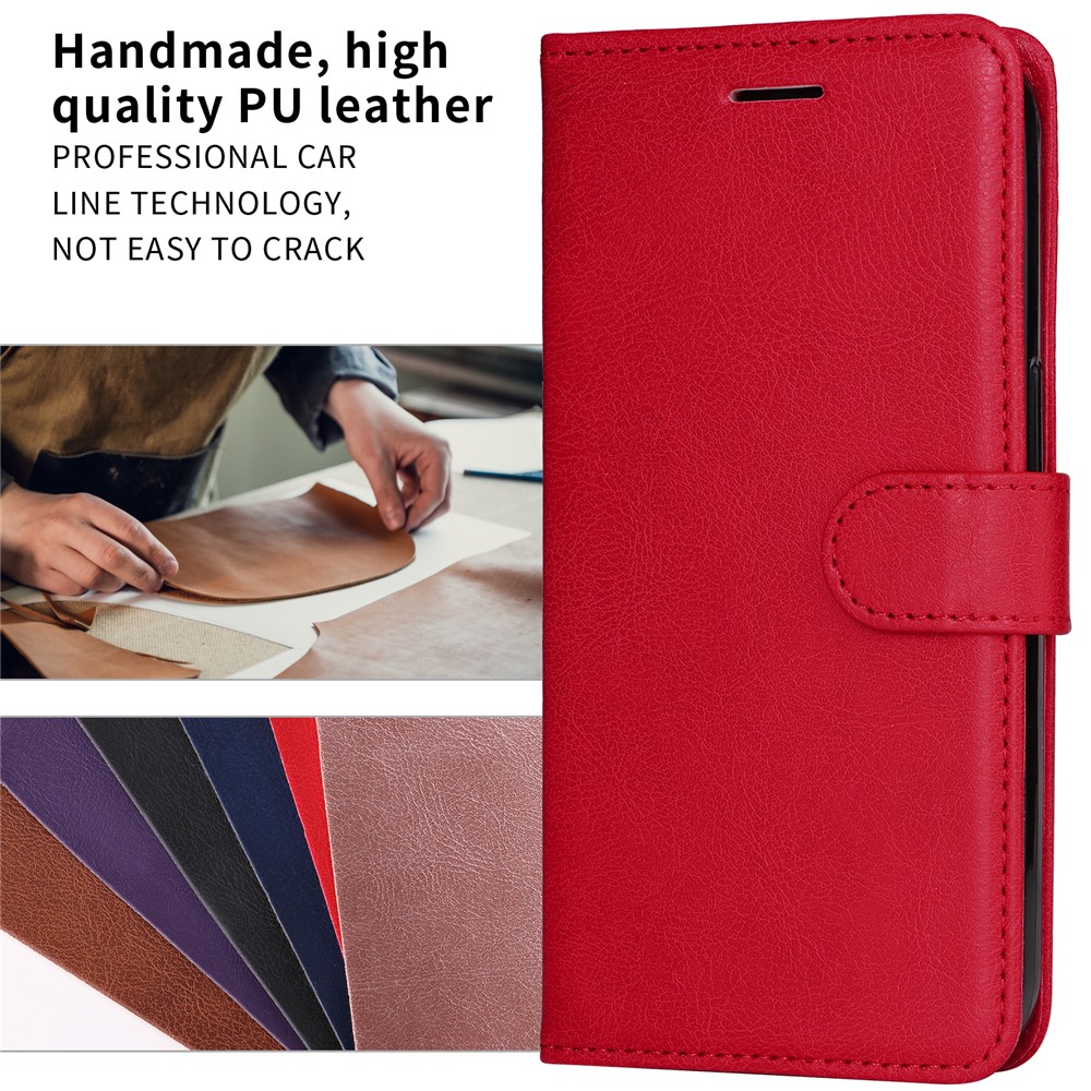  Motorola Edge 60 / 60 Pro / 60 Fusion Fodral Läder Röd