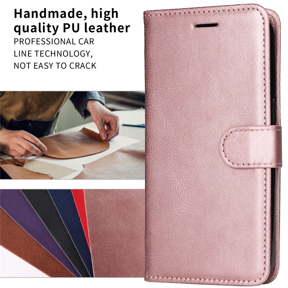  Motorola Edge 60 / 60 Pro / 60 Fusion Fodral Läder Roséguld