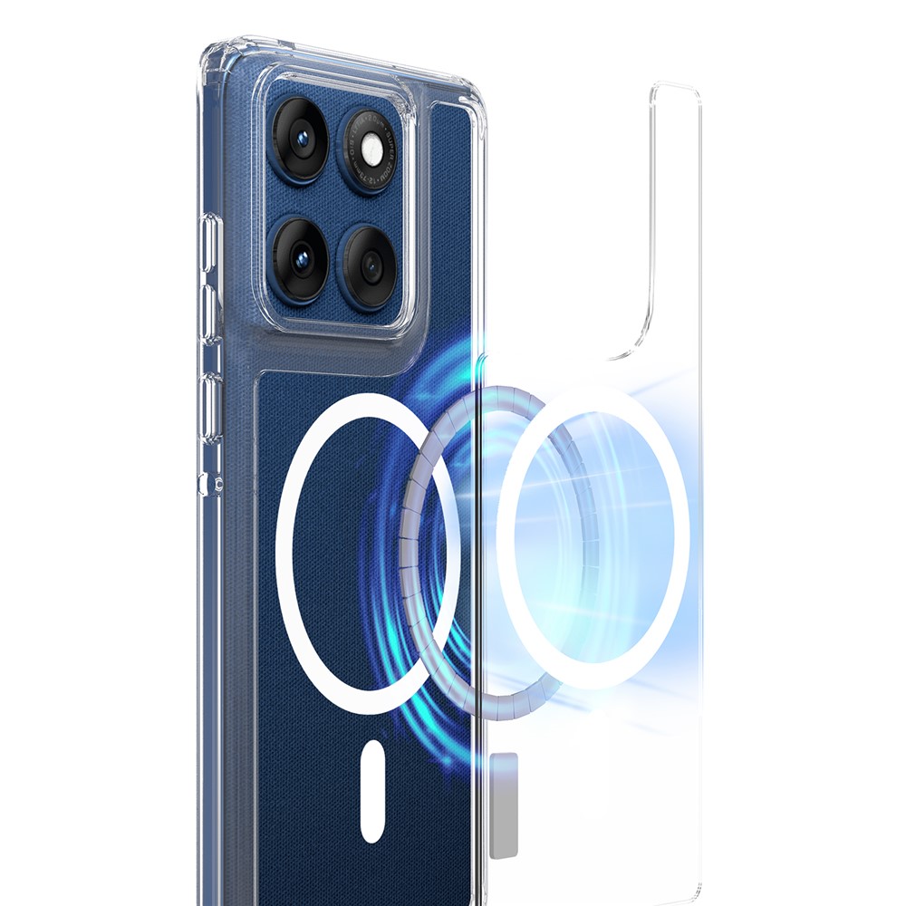  Motorola Edge 60 / 60 Fusion Skal MagSafe Hybrid Transparent