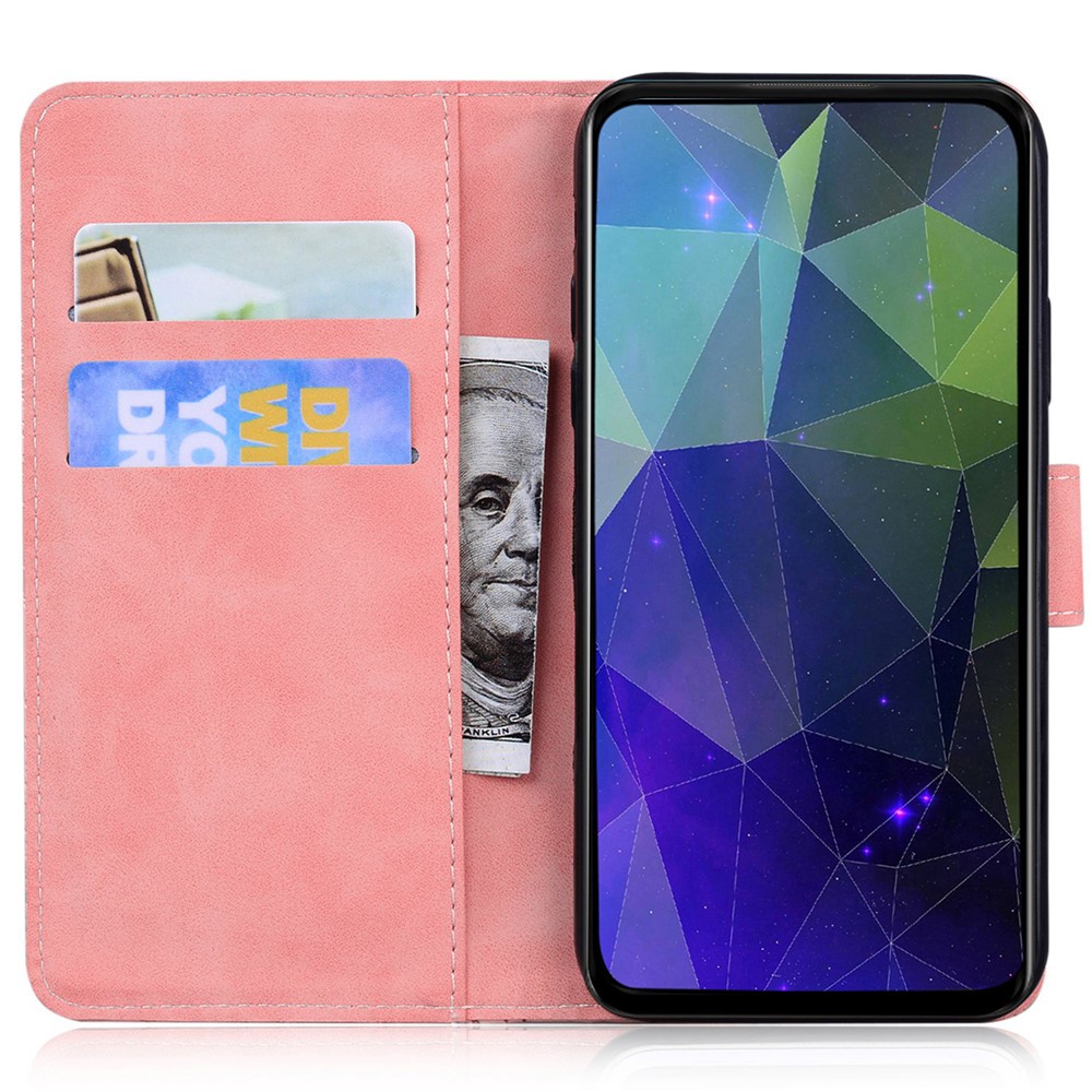  Sony Xperia 10 VII Fodral Läder Rosa