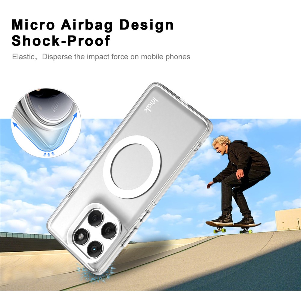 IMAK IMAK Motorola Edge 60 Pro Skal MagSafe Anti Drop Vit