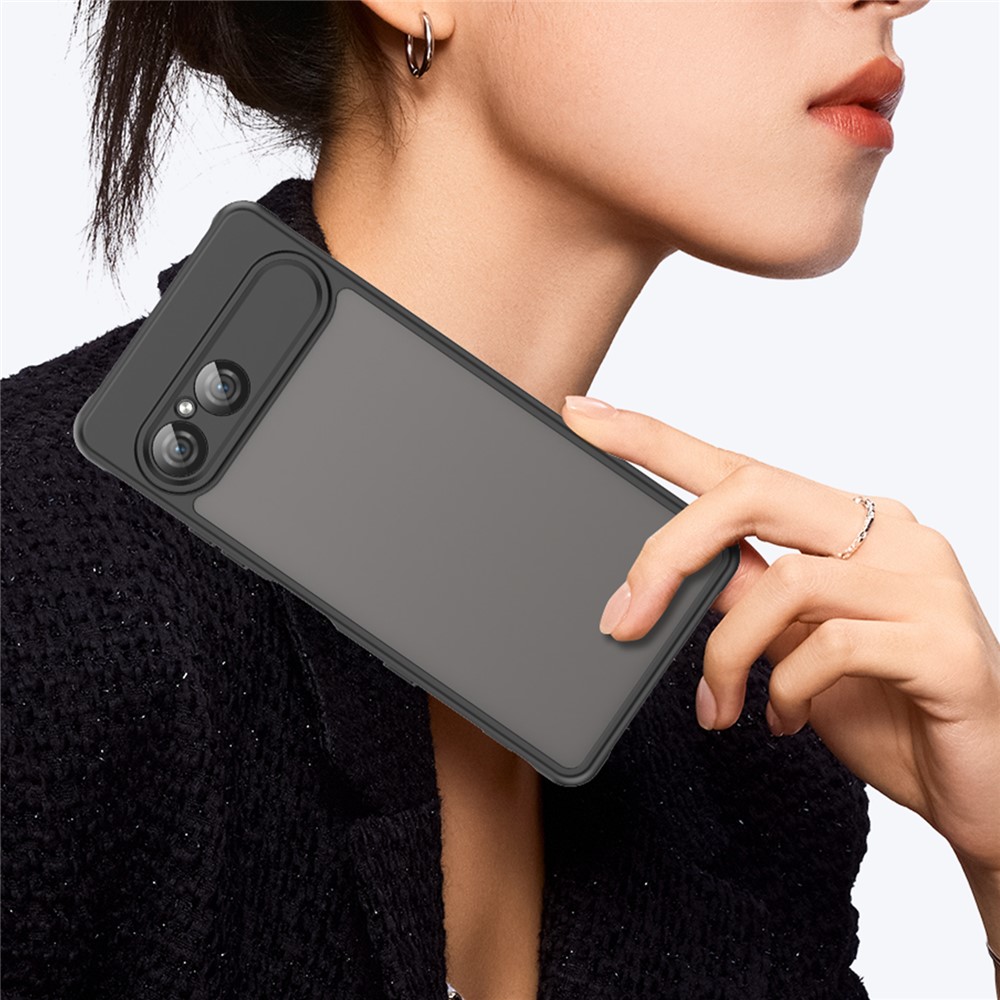  Sony Xperia 10 VII Skal Hybrid Frosted Svart