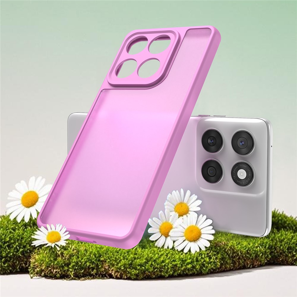  Motorola Edge 60 / 60 Fusion Skal Hybrid Frosted Rosa