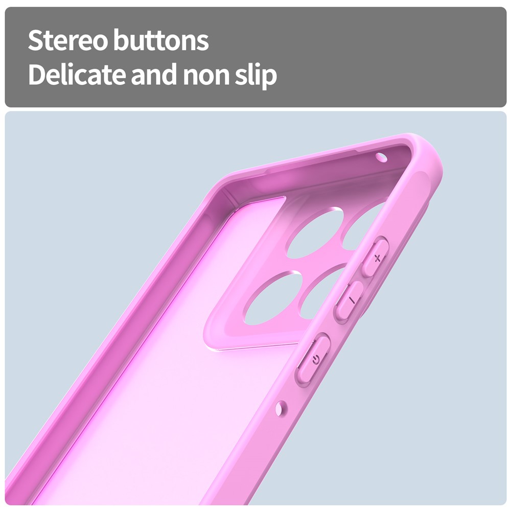  Motorola Edge 60 / 60 Fusion Skal Hybrid Frosted Rosa