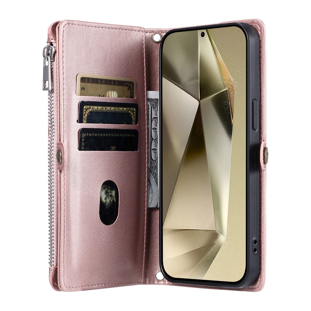  Samsung Galaxy A27 Fodral Multifunktionellt Roséguld