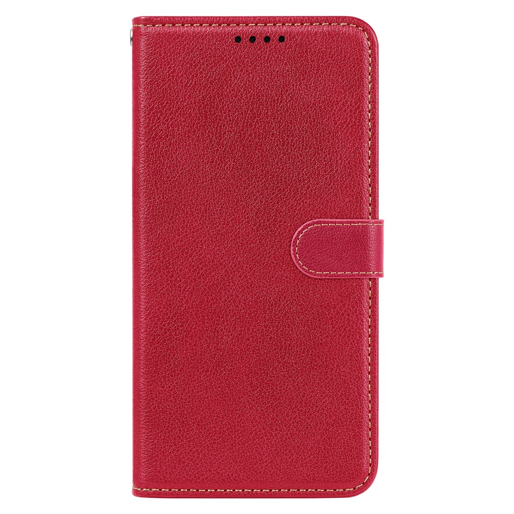  Samsung Galaxy A27 Plånboksfodral Läder Röd