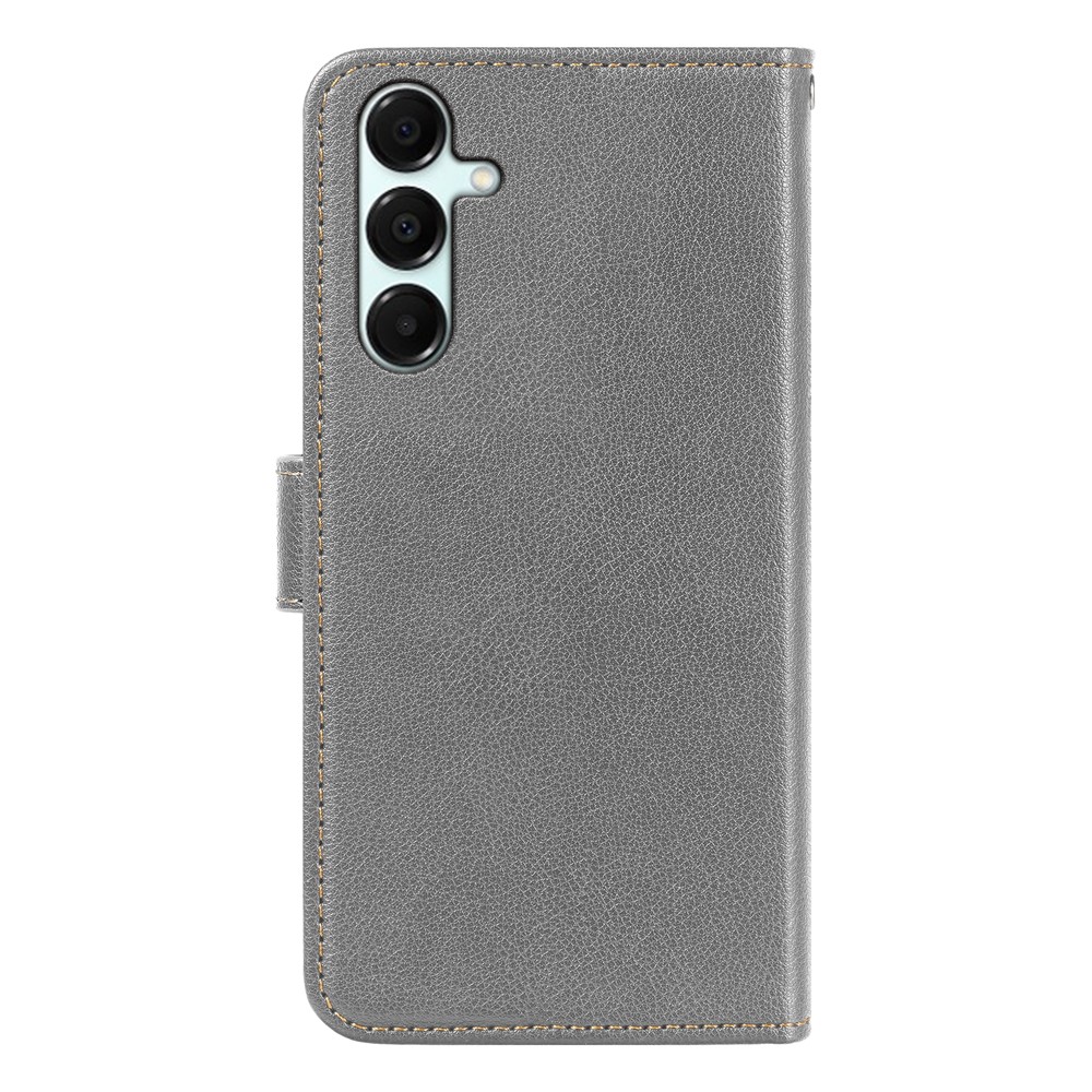  Samsung Galaxy A27 Plånboksfodral Läder Grå