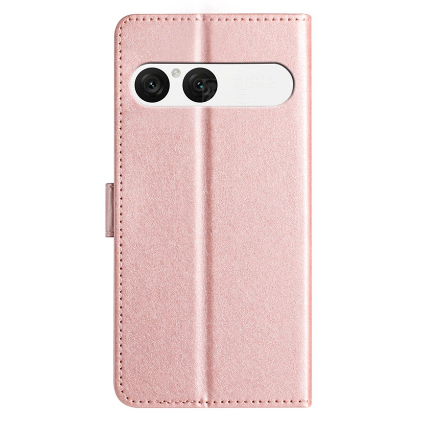 Sony Xperia 10 VII Fodral Läder Roséguld