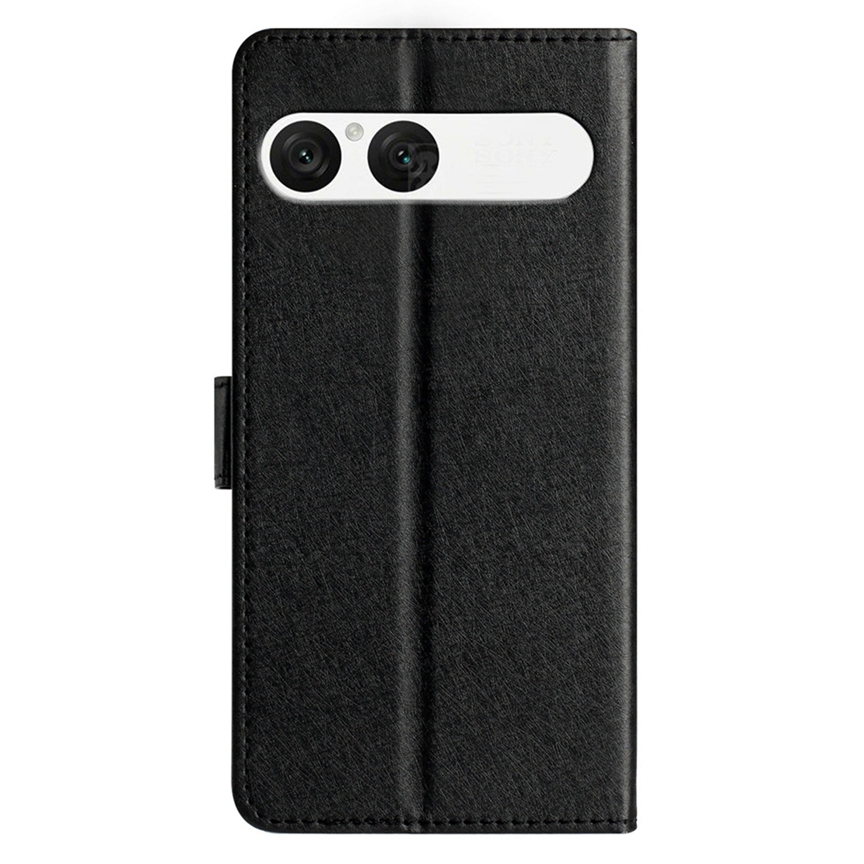  Sony Xperia 10 VII Fodral Läder Svart