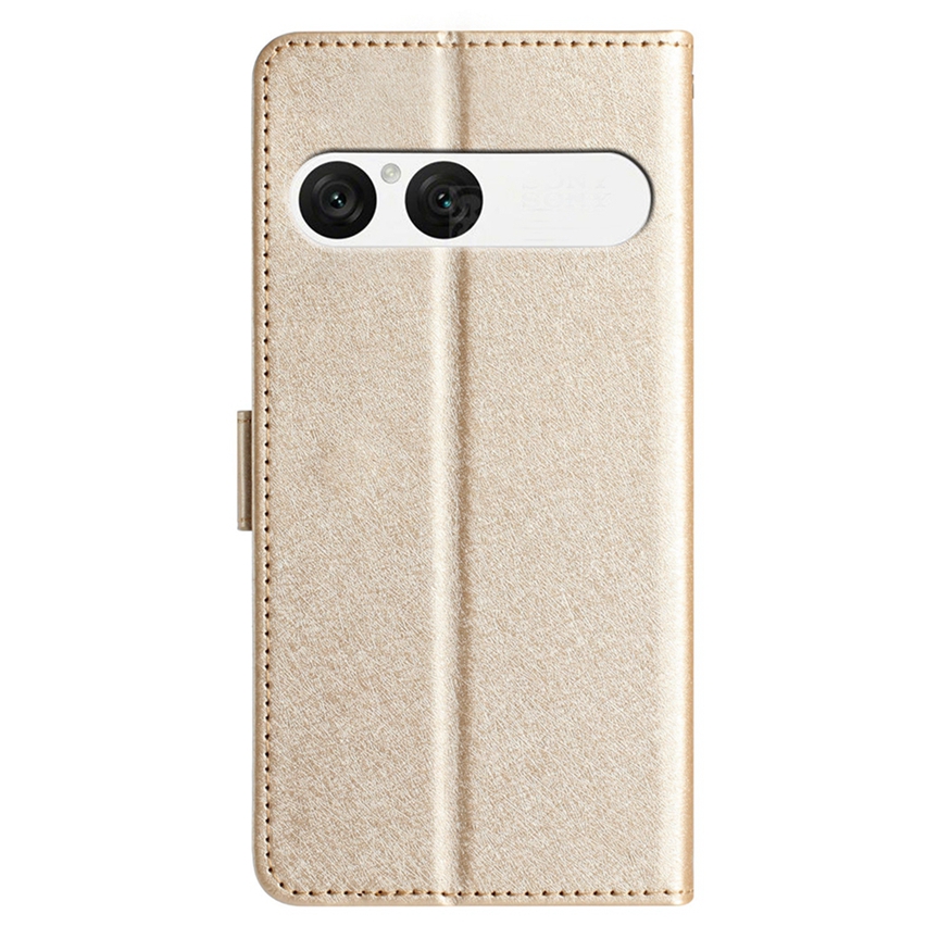  Sony Xperia 10 VII Fodral Läder Guld