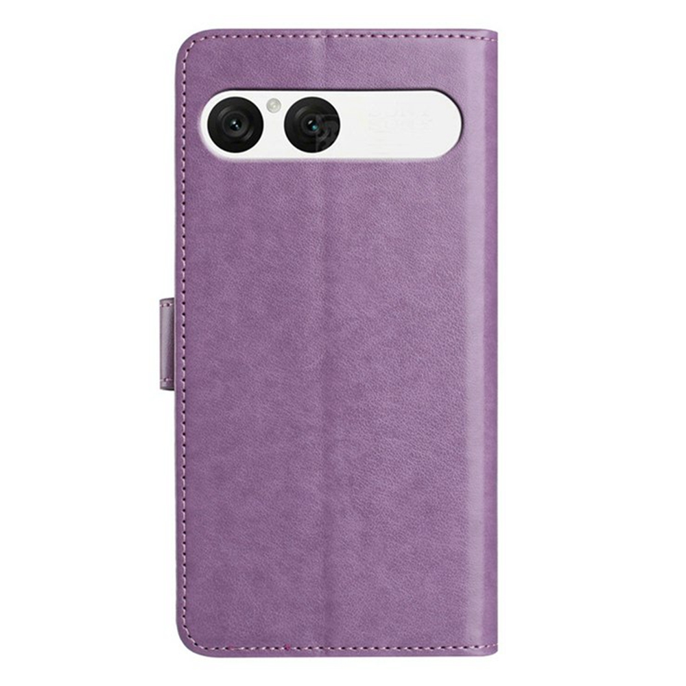  Sony Xperia 10 VII Fodral Multifunktionellt Läder Lila