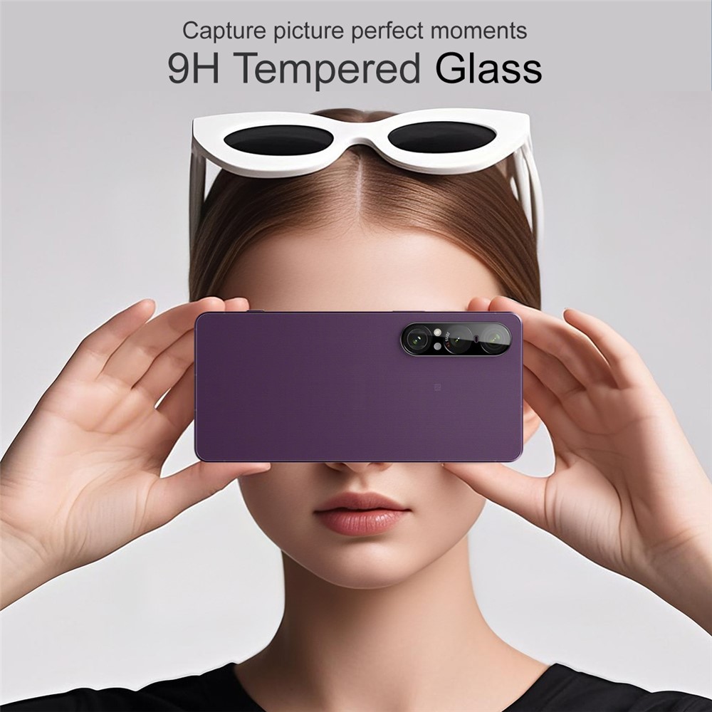IMAK IMAK Sony Xperia 1 VII Linsskydd Härdat Glas Svart