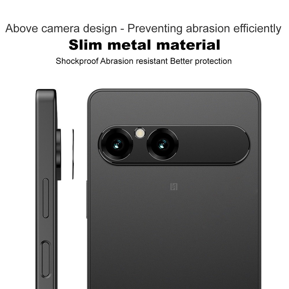 IMAK IMAK Sony Xperia 10 VII Linsskydd Metall Svart