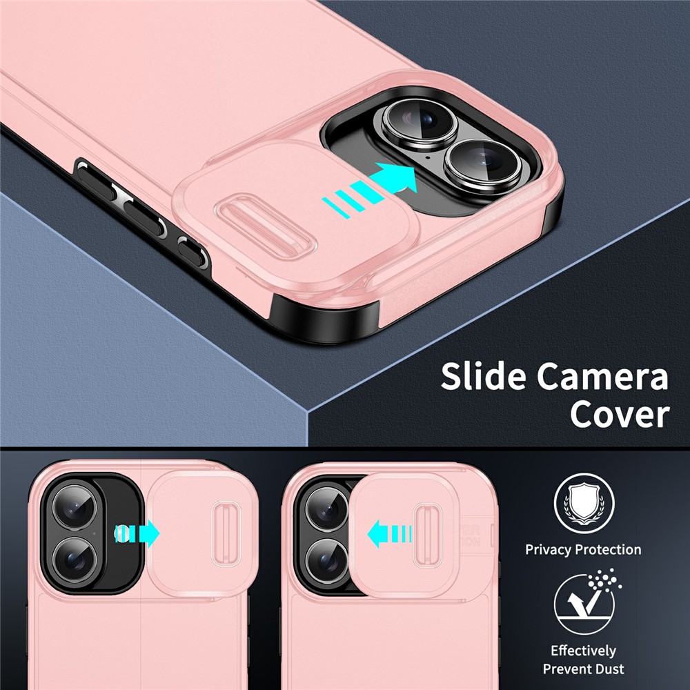  iPhone 17 Skal Hybrid Armor CamCover Rosa
