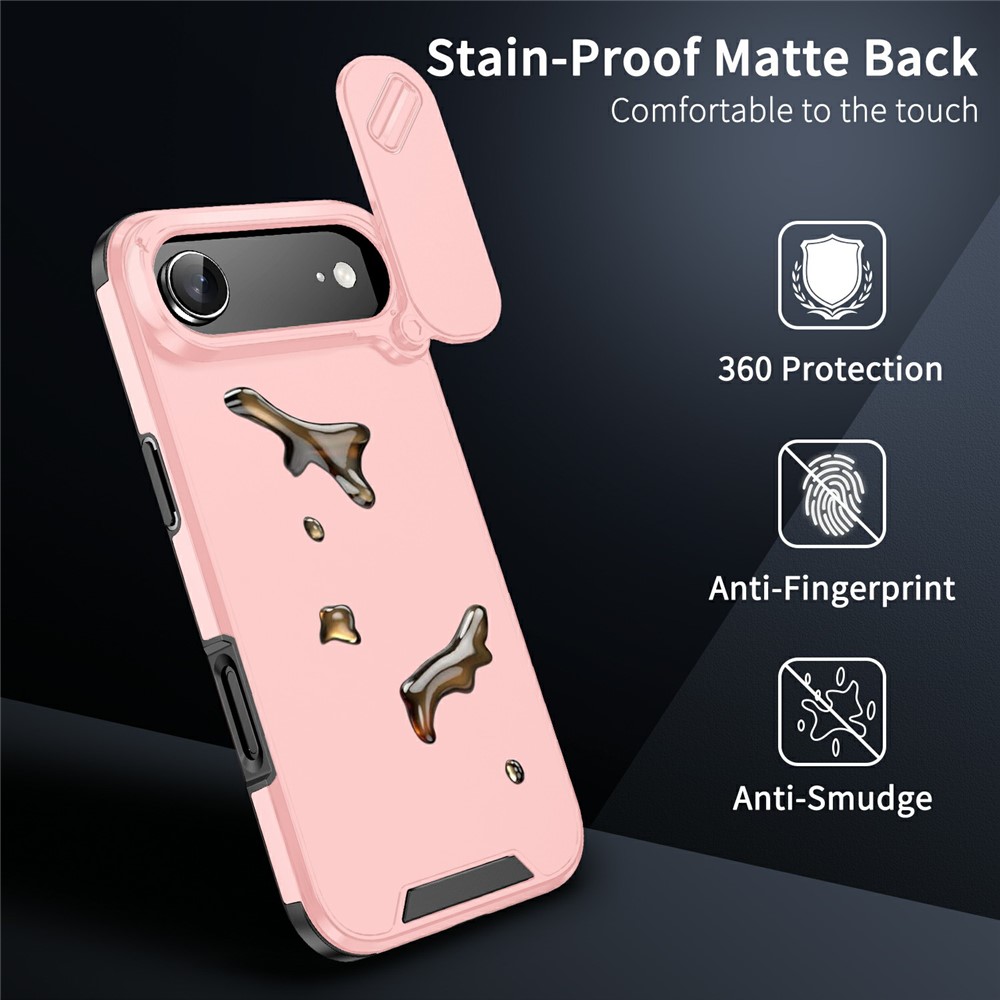  iPhone Air Skal Hybrid Armor CamCover Rosa