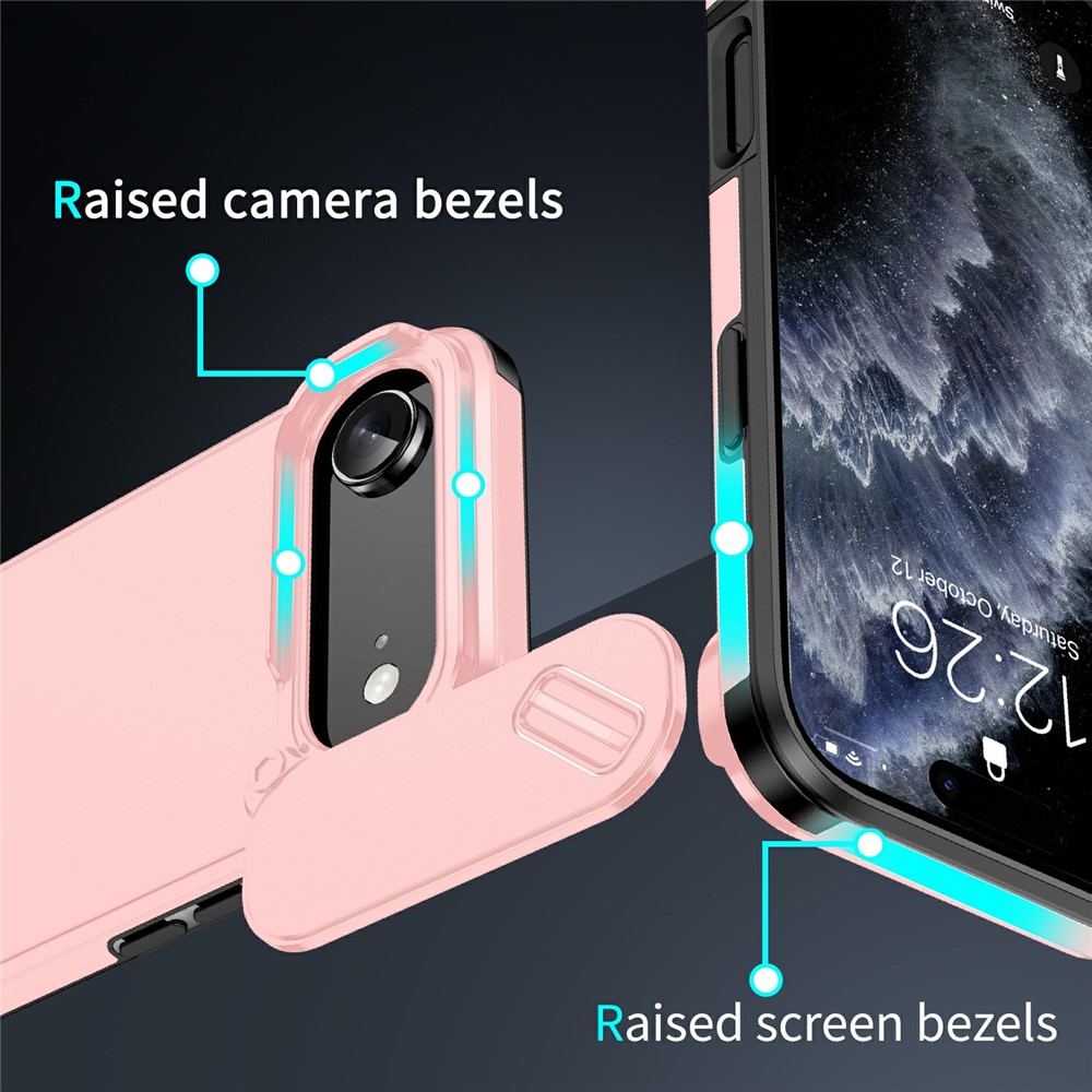  iPhone Air Skal Hybrid Armor CamCover Rosa