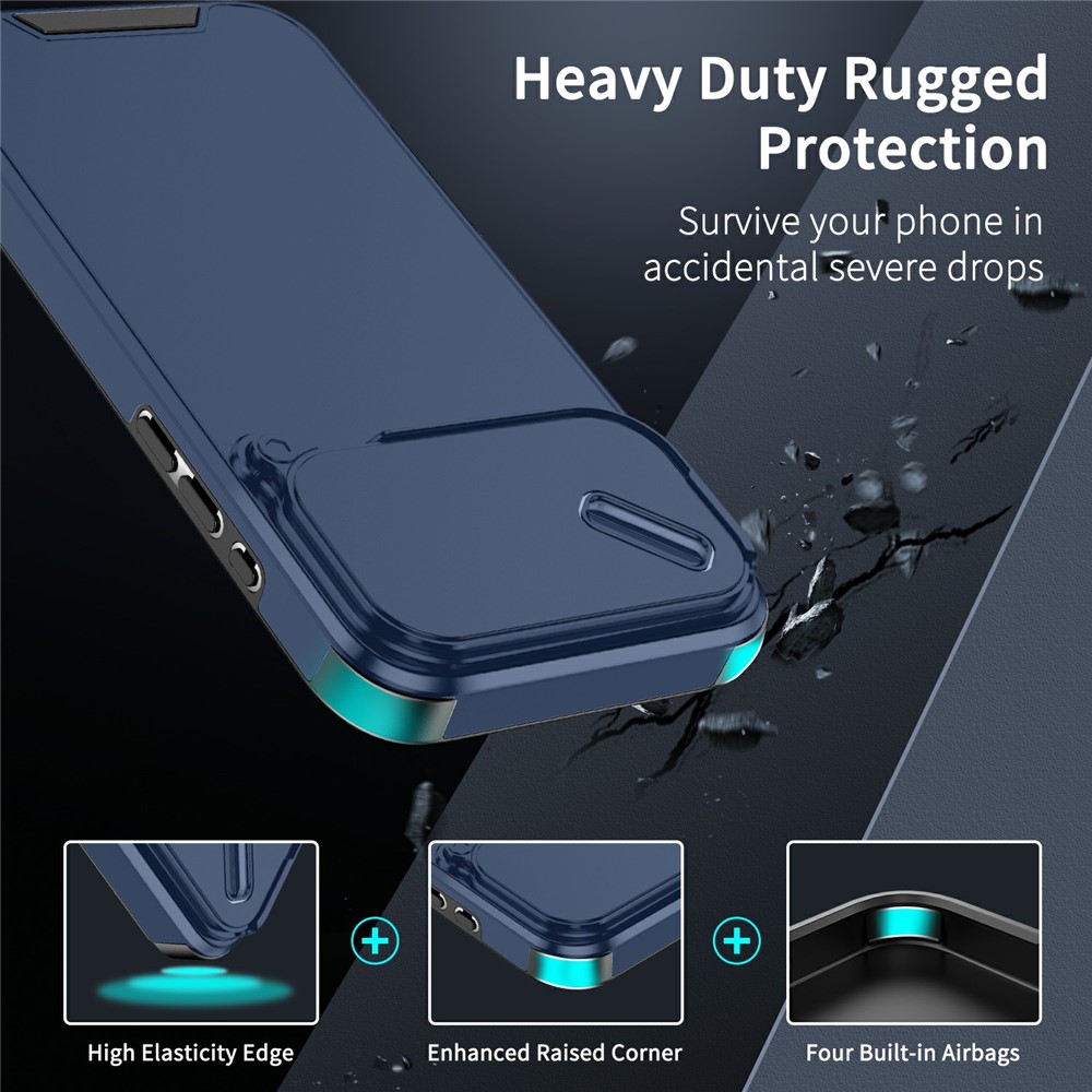  iPhone 17 Pro Skal Hybrid Armor CamCover Blå