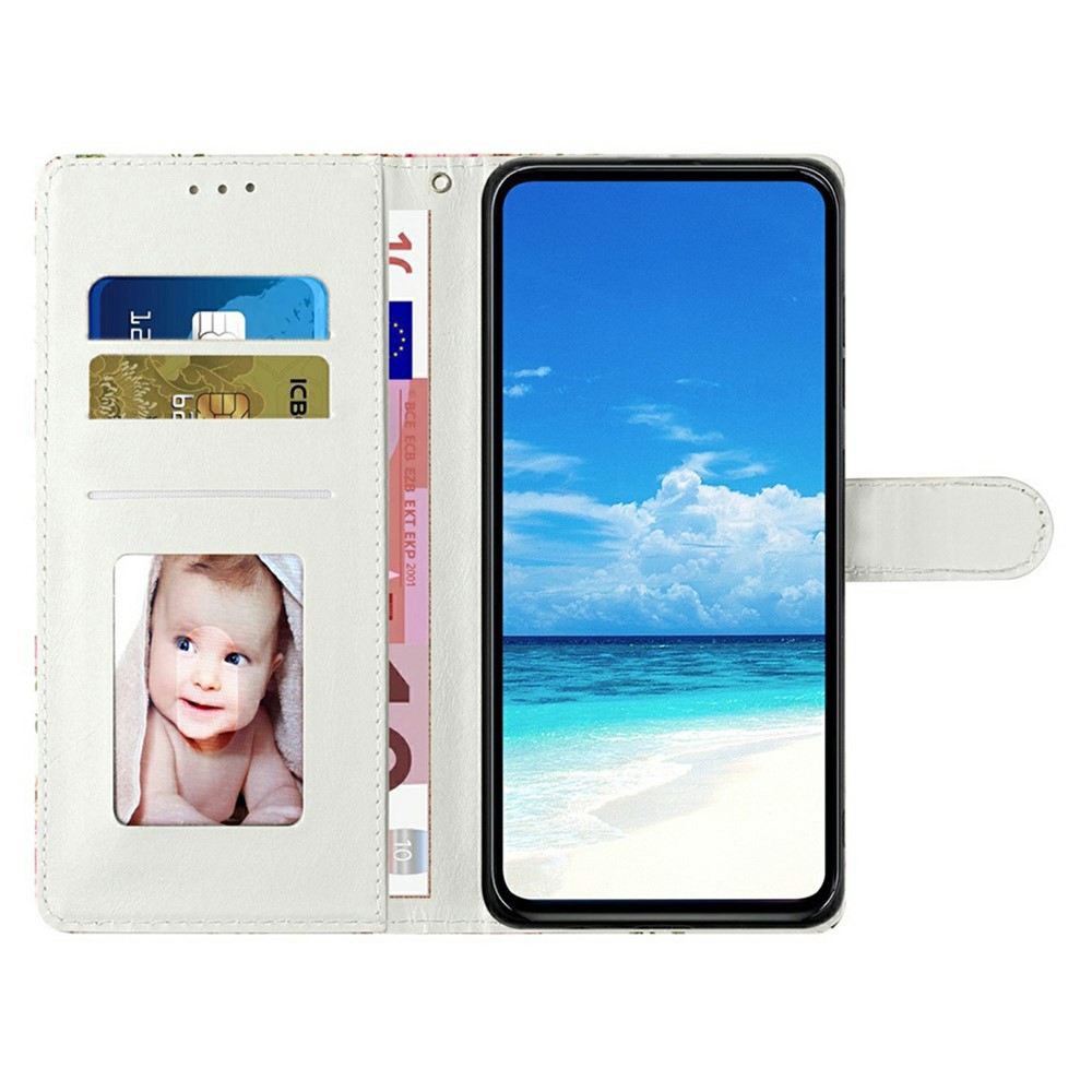  Samsung Galaxy S26 Fodral Med Tryck Rosa Marmor
