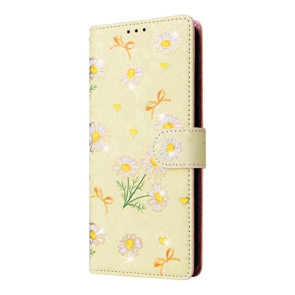  Samsung Galaxy S26 Plus Fodral RFID Läder Yellow Daisy
