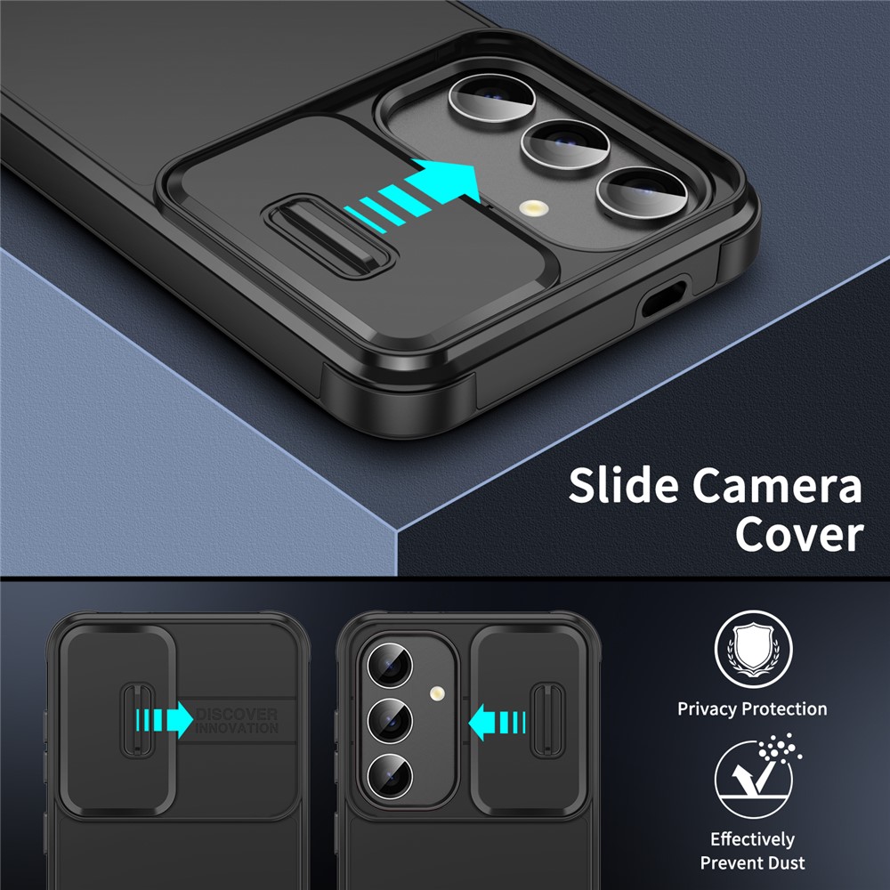  Samsung Galaxy S26 Plus Skal Hybrid Armor CamCover Svart