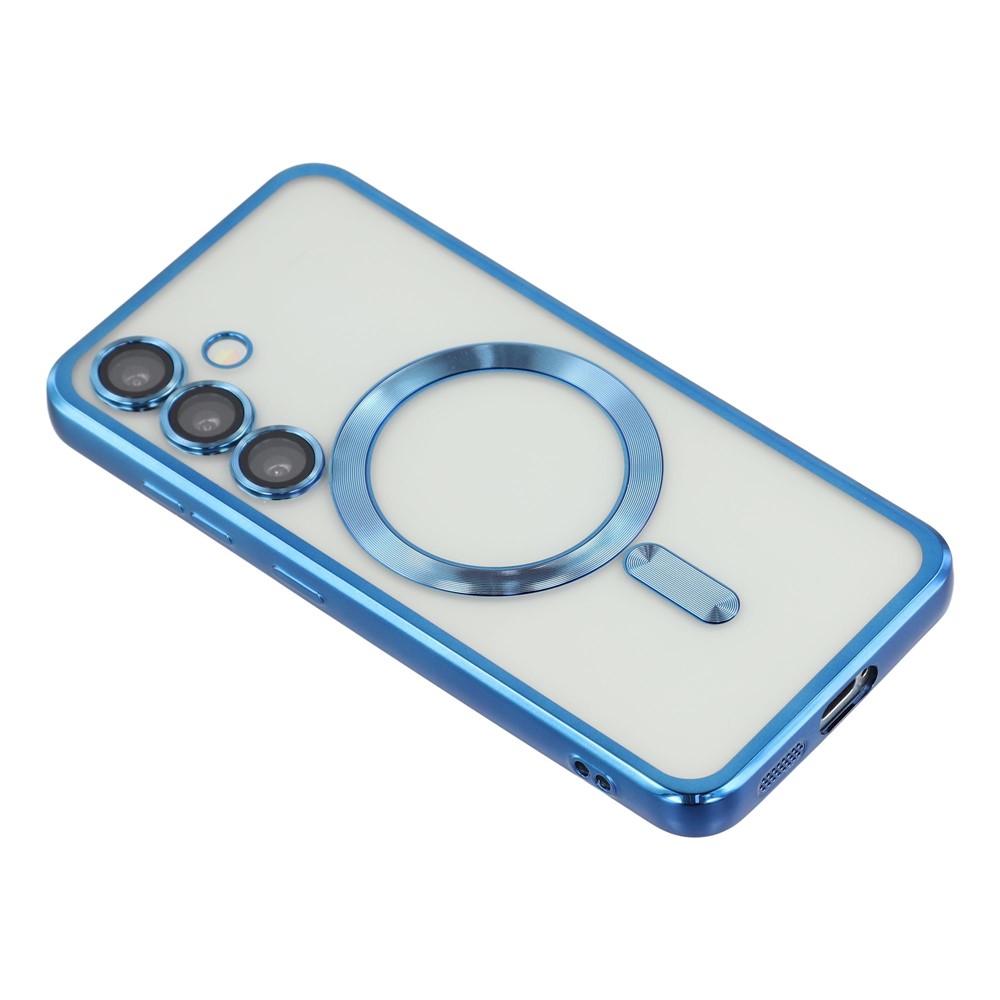  Samsung Galaxy S26 Skal MagSafe Electroplated TPU Blå