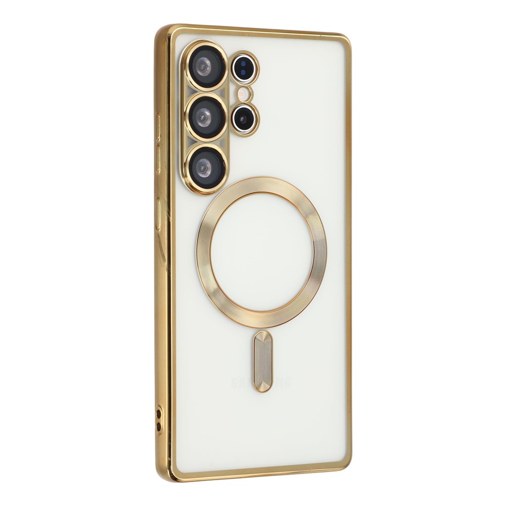  Samsung Galaxy S26 Ultra Skal MagSafe Electroplated TPU Guld