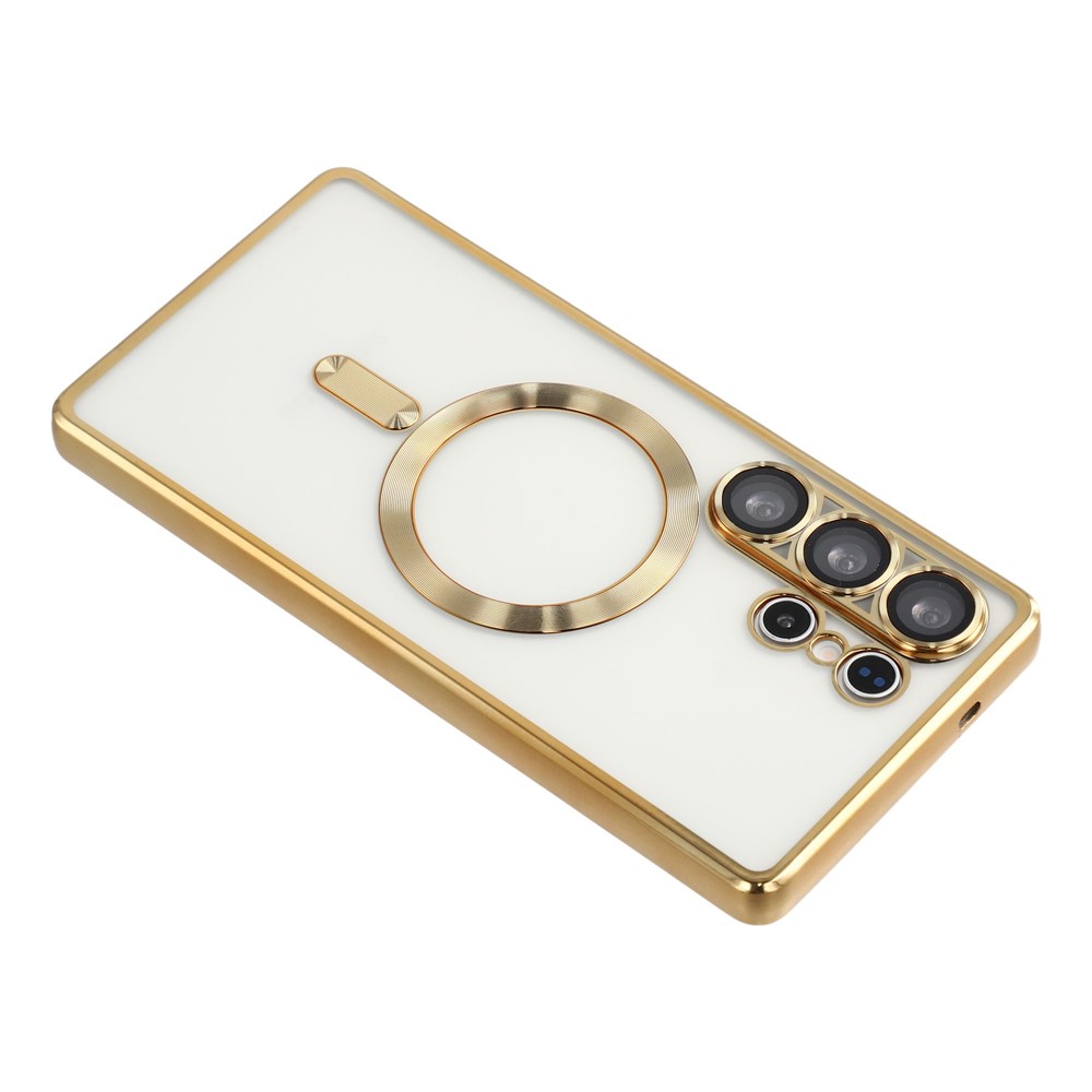  Samsung Galaxy S26 Ultra Skal MagSafe Electroplated TPU Guld