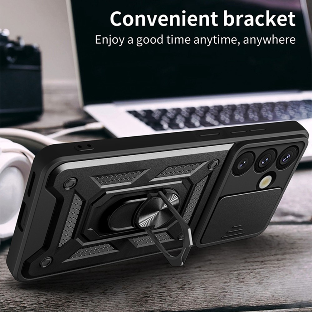 Samsung Galaxy S26 Skal CamShield Ring Hybrid Svart