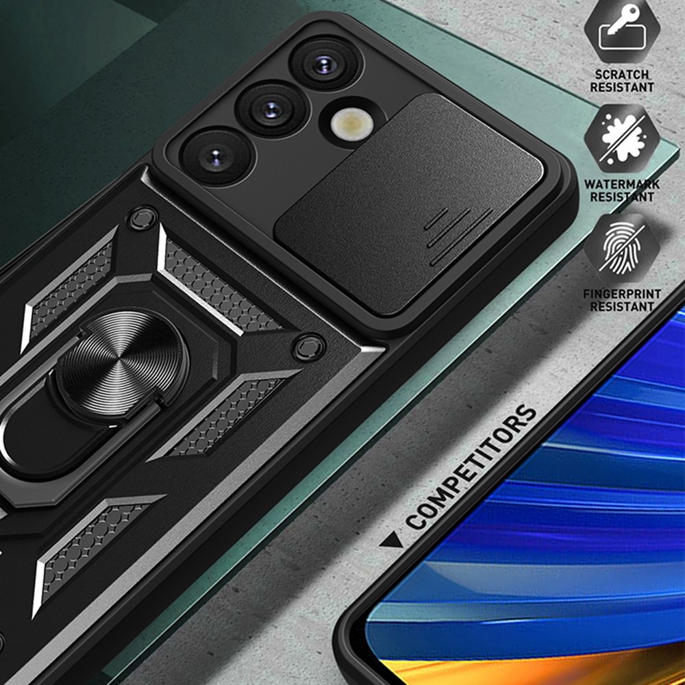  Samsung Galaxy S26 Skal CamShield Ring Hybrid Roséguld