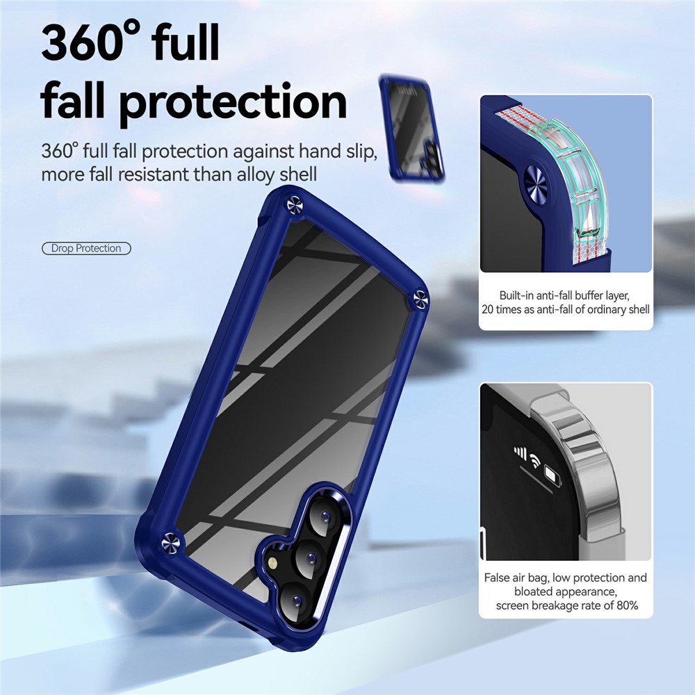  Samsung Galaxy S26 Skal Shockproof Hybrid Blå