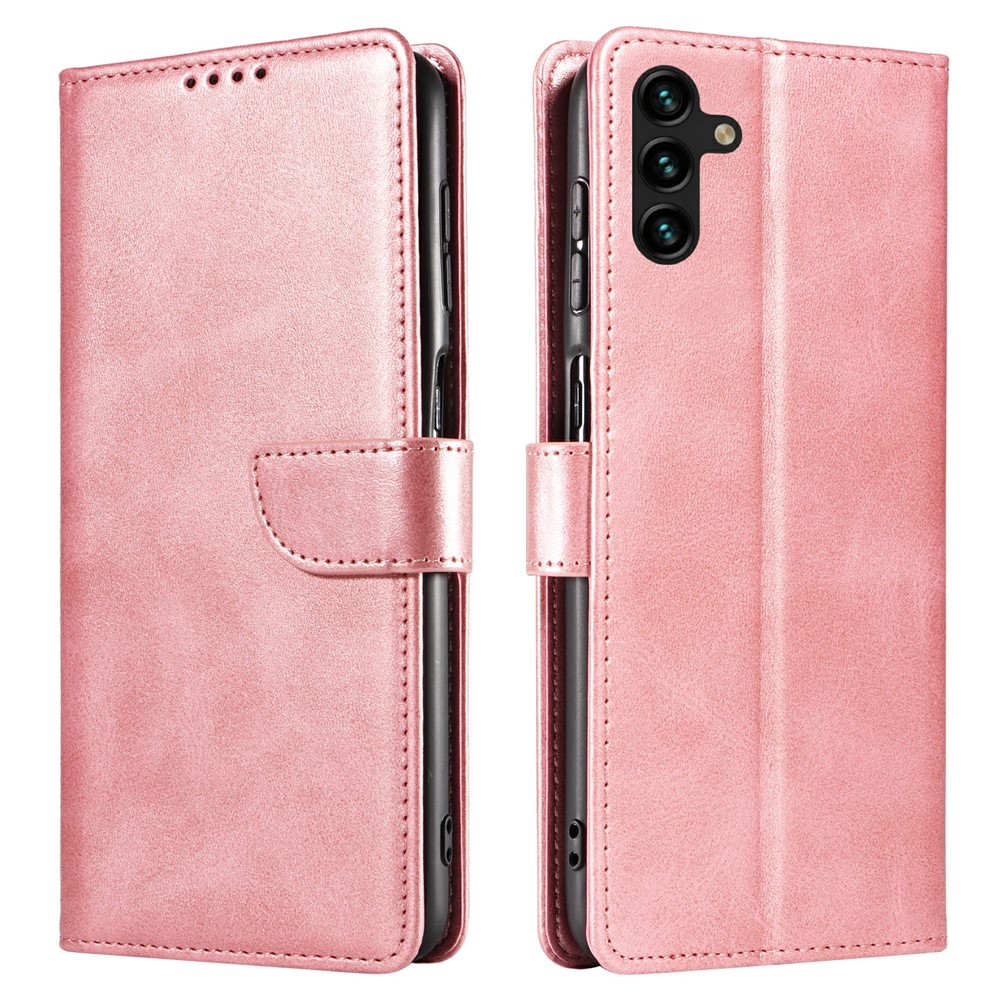  Samsung Galaxy S26 Fodral Läder Roséguld