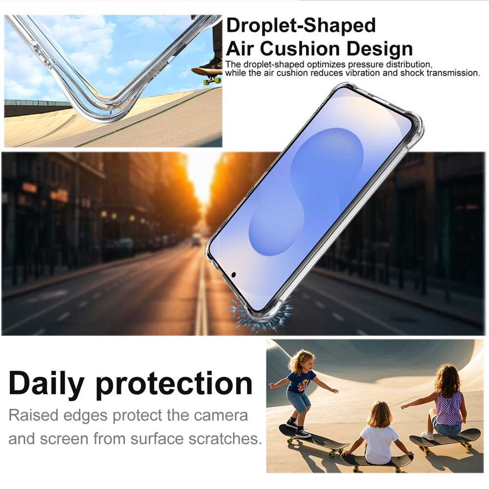 IMAK IMAK Galaxy S26 Skal TPU Shockproof Airbag Transparent