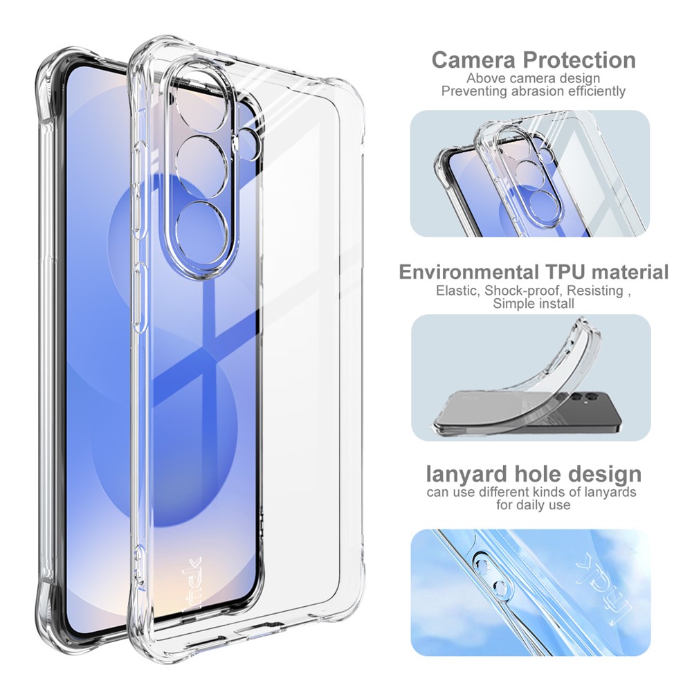 IMAK IMAK Galaxy S26 Skal TPU Shockproof Airbag Transparent