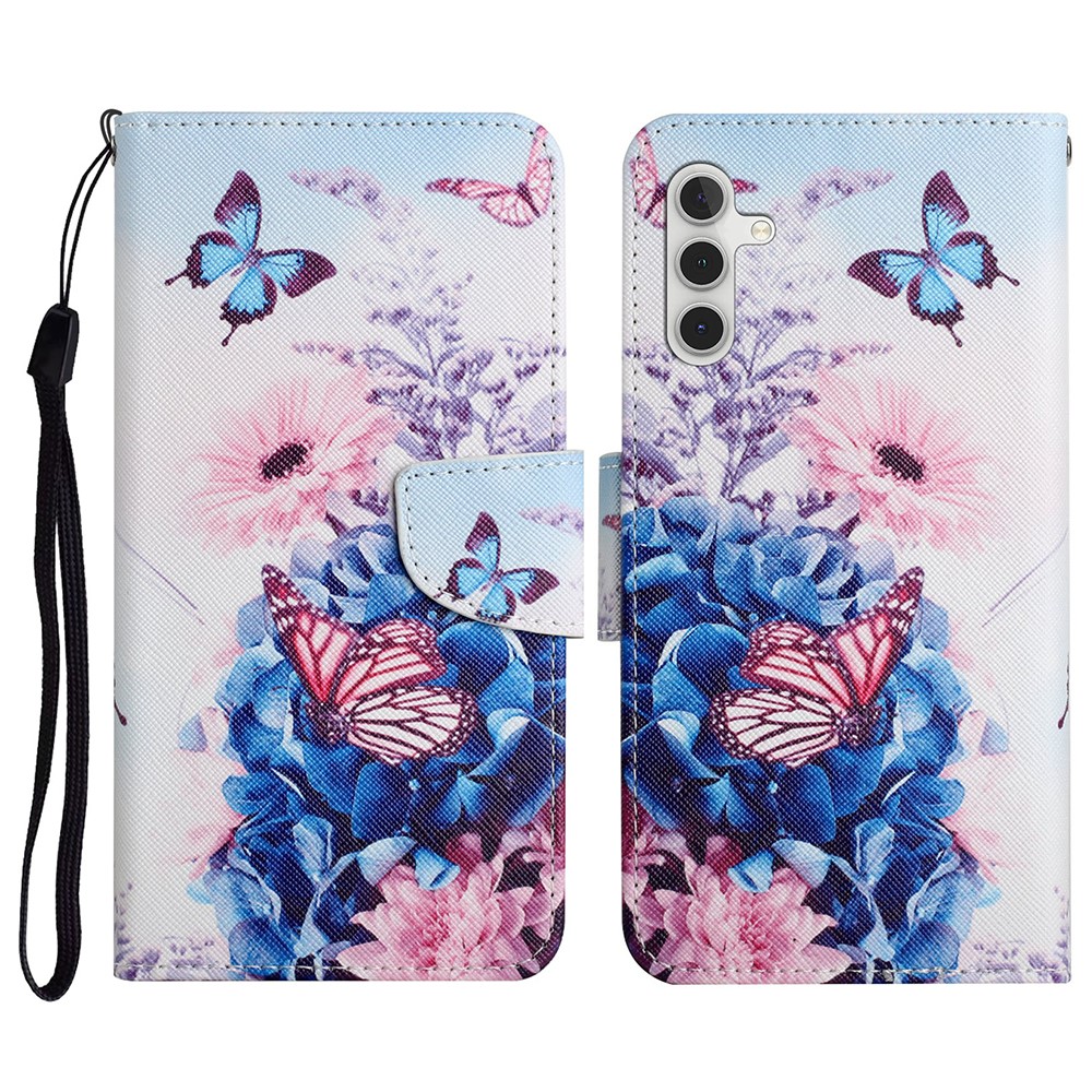  Samsung Galaxy S26 Fodral Med Tryck Fjärilar / Blommor